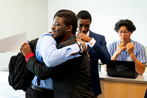 One of CMU's Pre-College Programs, the Summer Academy for Math & Science (SAMS) 2024 closing symposium.