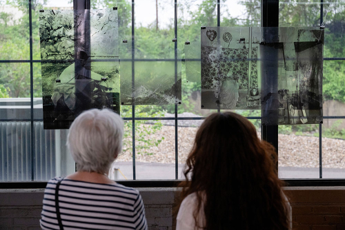 Opening Reception of the 2024 Architecture Thesis Show at Rockwell Park.