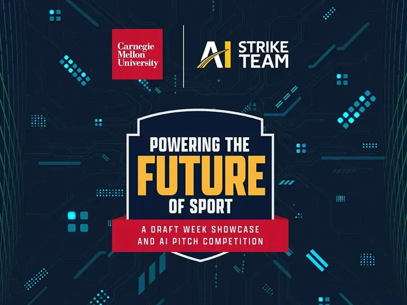 Powering the Future of Sport AI Pitch Competition logo.